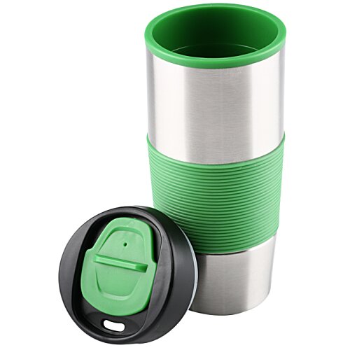 Additional Image 1 - a green and silver cup