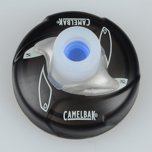 Additional Image 1 - a black and white object with a blue center
