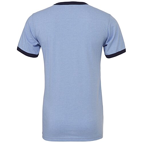 Additional Image 1 - a blue shirt with black trim