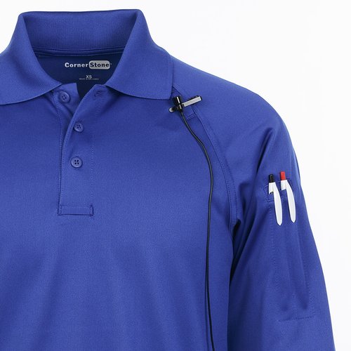 Additional Image 2 - a close up of a blue jacket