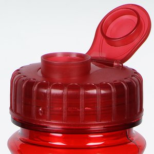 Additional Image 2 - a red plastic bottle with a red lid