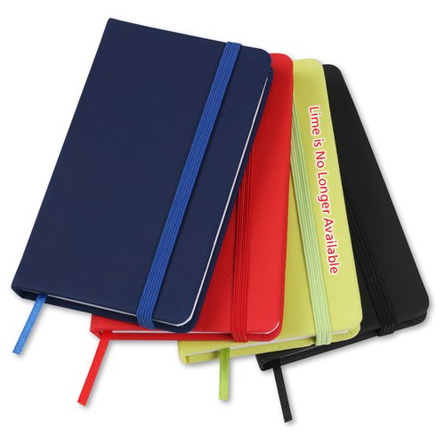 Additional Image 2 - a group of notebooks with a red blue and yellow stripe