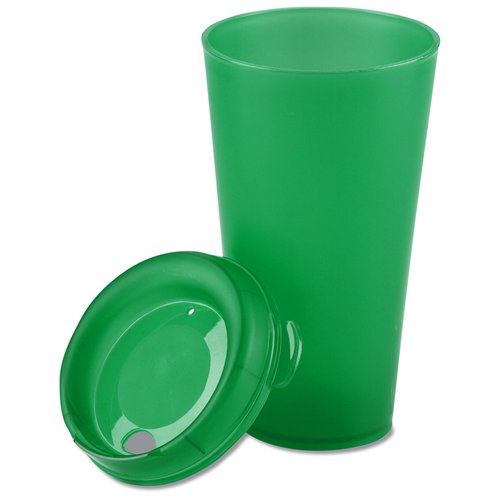 Additional Image 1 - a green cup with a lid