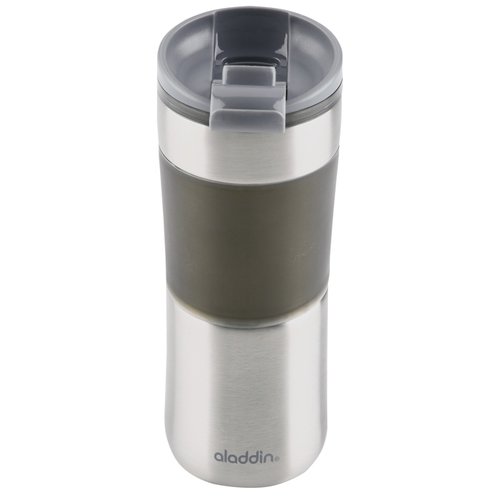 Additional Image 2 - a silver and black coffee cup