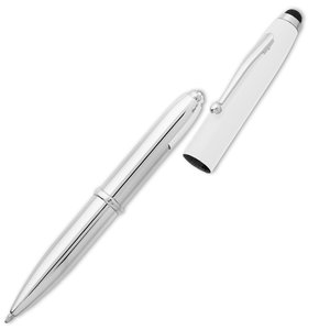 Additional Image 1 - a white pen with a black cap