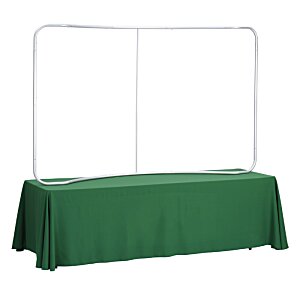 Additional Image 1 - a green tablecloth on a white background