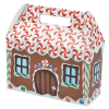 View Image 3 of 5 of House Shape Box - Gingerbread