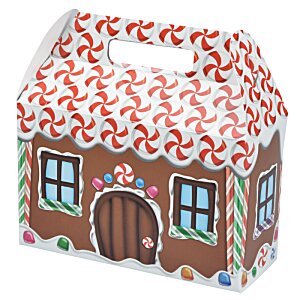 Additional Image 2 - a brown and white gingerbread house