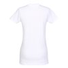 View Image 2 of 2 of District Concert V-Neck Tee - Ladies' - White - Screen