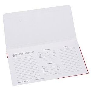 Additional Image 1 - a white paper with a red border