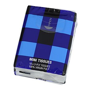 Additional Image 1 - a blue and black checkered box