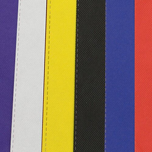 Additional Image 1 - a close up of a colorful striped fabric