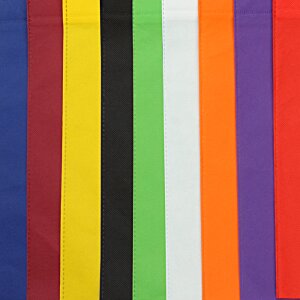 Additional Image 2 - a colorful striped surface with black and white stripes