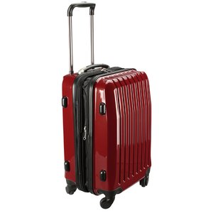 Additional Image 4 - a red suitcase with wheels