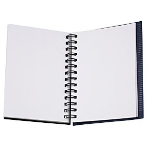 Additional Image 1 - a white notebook with black edges