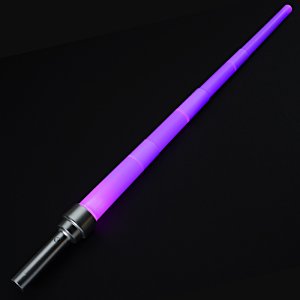 Additional Image 5 - a purple light saber on a black background