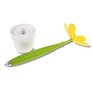 Additional Image 1 - a yellow flower and a white candle