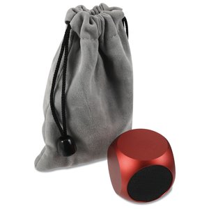 Additional Image 3 - a grey bag with a red object in the front