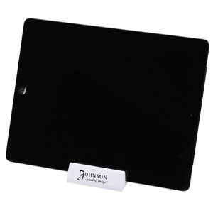 Additional Image 1 - a black tablet with a white label