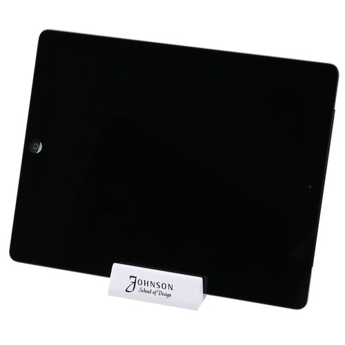 Additional Image 1 - a black tablet with a white label