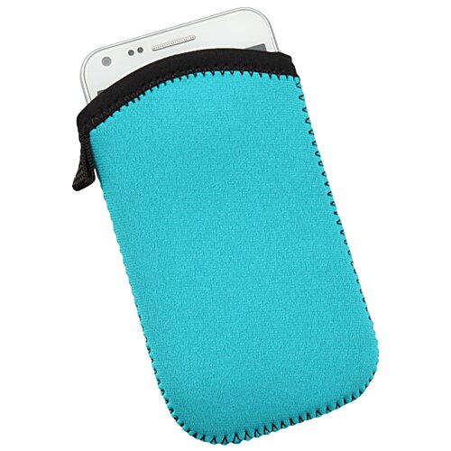 Additional Image 1 - a blue case with a black strap