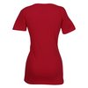 View Image 2 of 2 of Next Level 3.8 oz. Deep V Tee - Ladies' - Screen