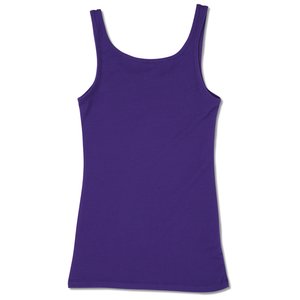 Additional Image 1 - a purple tank top on a white background