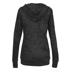 Additional Image 1 - a black sweater with a hood