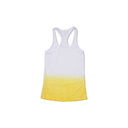 Additional Image 1 - a white and yellow tank top