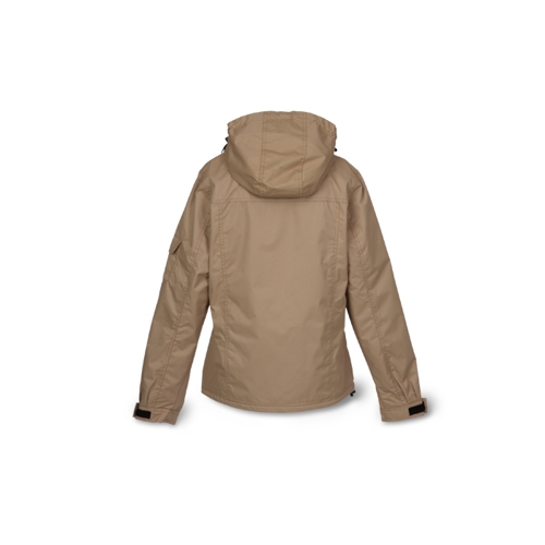 Additional Image 2 - a tan jacket with a hood