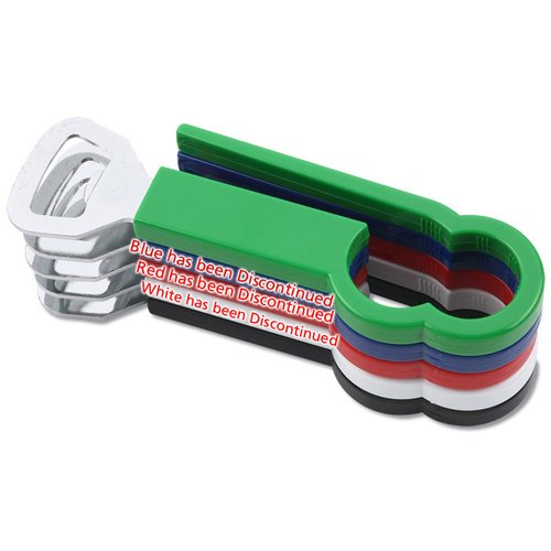 Additional Image 1 - a green and red plastic clip