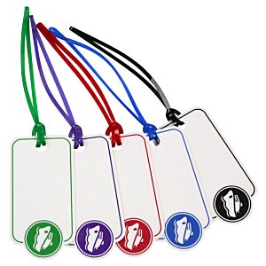 Additional Image 2 - a group of tags with colorful strings
