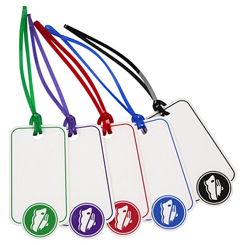 Additional Image 2 - a group of tags with colorful strings