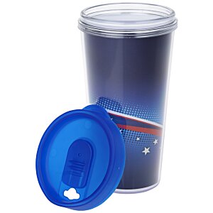 Additional Image 1 - a plastic cup with a lid