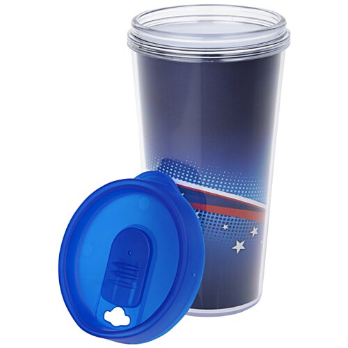Additional Image 1 - a plastic cup with a lid