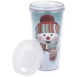 Additional Image 1 - a plastic cup with lid
