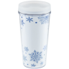 Additional Thumbnail Image 1 - a white and blue cup with a lid