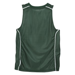 Additional Image 1 - a green tank top with white stripes