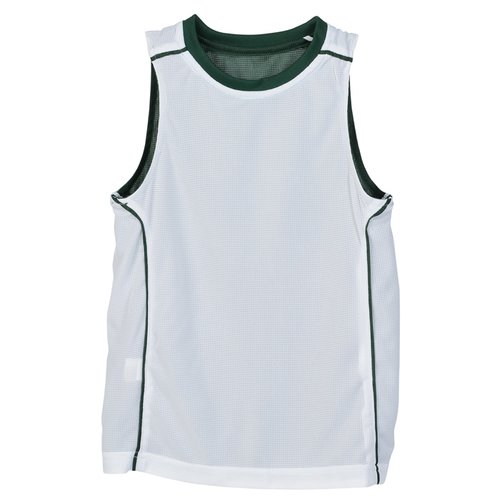 Additional Image 2 - a white and black tank top