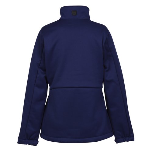 Additional Image 1 - a back view of a blue jacket