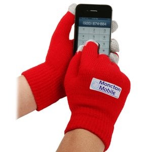 Additional Image 1 - a person wearing red gloves holding a cell phone
