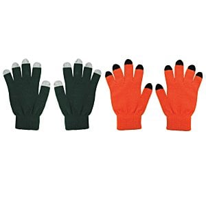 Additional Image 2 - a group of gloves with black and orange fingers