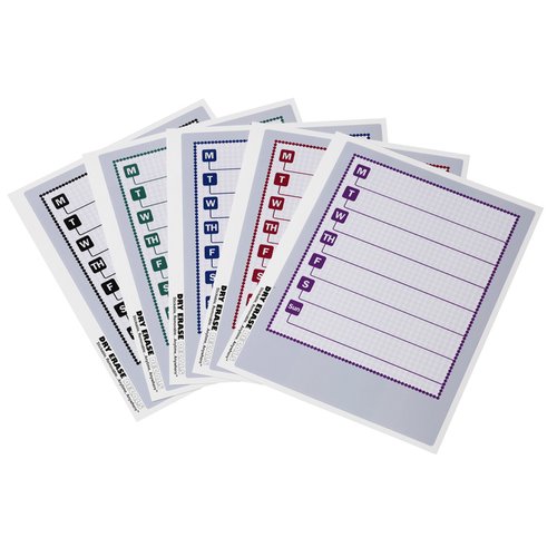 Additional Image 1 - a group of white cards with different colored lines