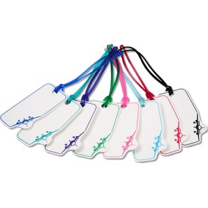 Additional Image 3 - a group of white objects with blue and red ties