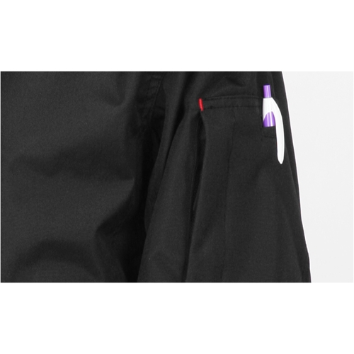 Additional Image 3 - a close up of a black jacket