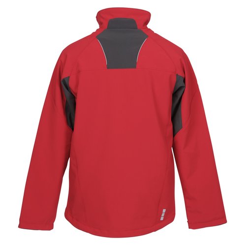 Additional Image 1 - a red jacket with black trim