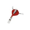 View Image 2 of 3 of Googly Eye Retractable Badge - Heart - Closeout