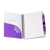 Additional Thumbnail Image 3 - a white and purple notebook