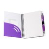 View Image 4 of 4 of Curvy Top Notebook with Pen - 24 hr