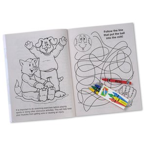 Additional Image 1 - a white paper with black and white coloring pages